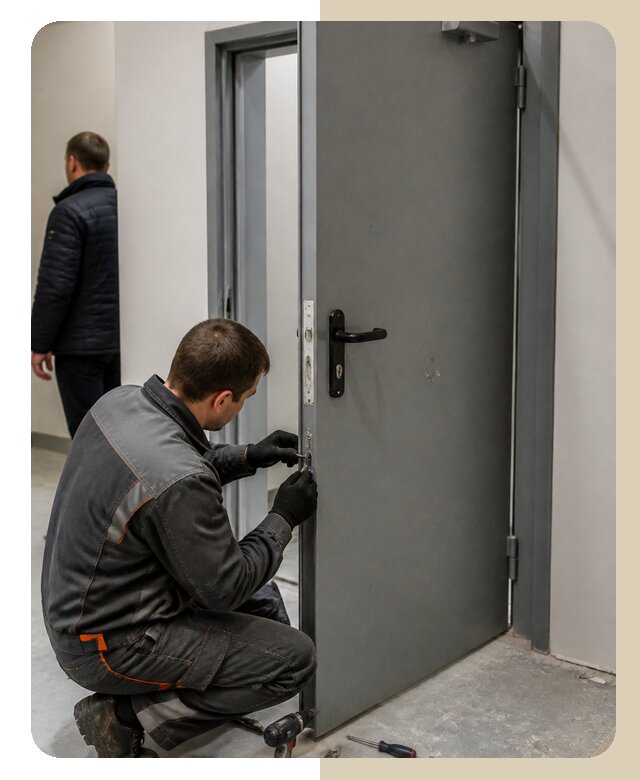 Ремонт противопожарной двери в Томске по цене 7103 р. | ДвериЛегко-Тмс